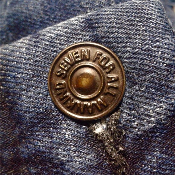 7 For All Mankind "A" Pocket Flare Jeans - Picture 7 of 8